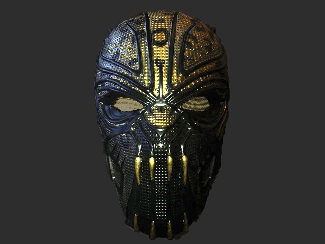 世紀末 MASK FIGURE “JAGI Ver.Gold” 13 Pound Solid Gold Tiger Mask is 3D Printed in Japan